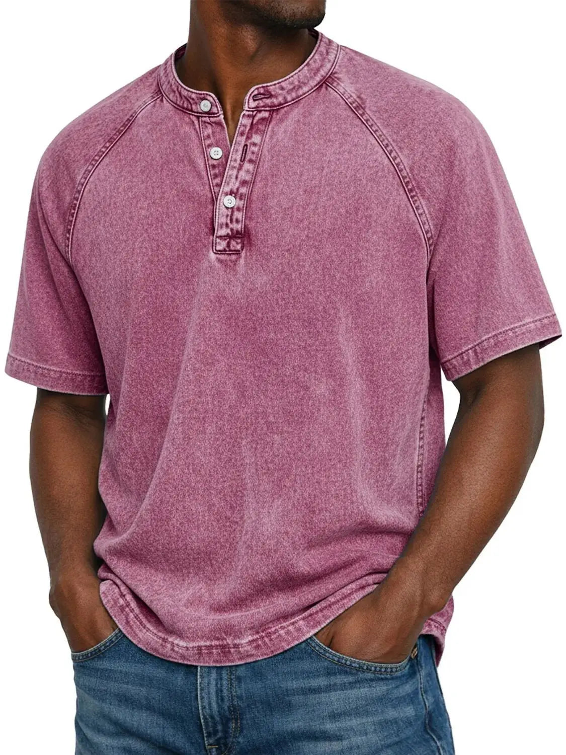Vintage Button-Down Shirt for Men
