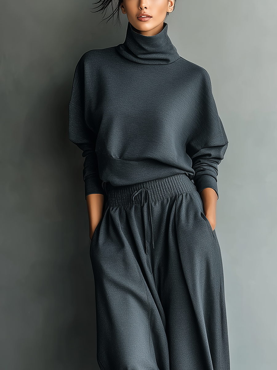 Wide-Leg Knit Co-ord Set