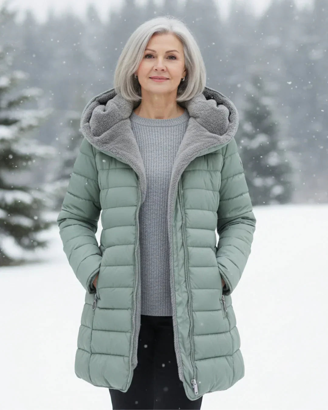 Olivia | Quilted Winter Jacket