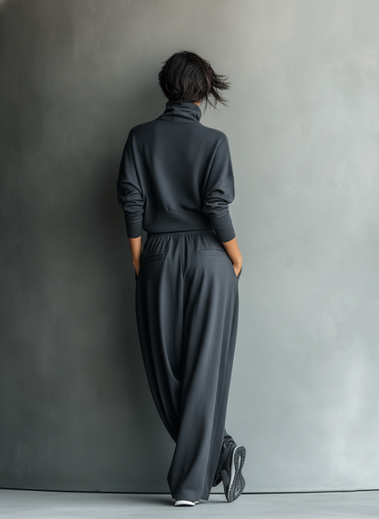 Wide-Leg Knit Co-ord Set