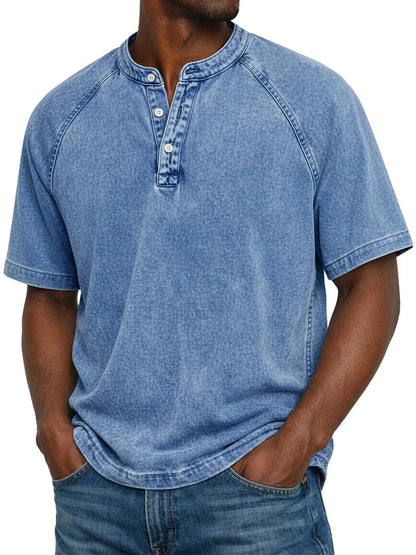 Vintage Button-Down Shirt for Men