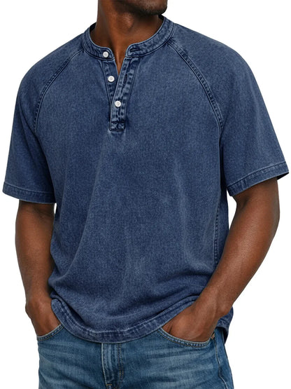 Vintage Button-Down Shirt for Men