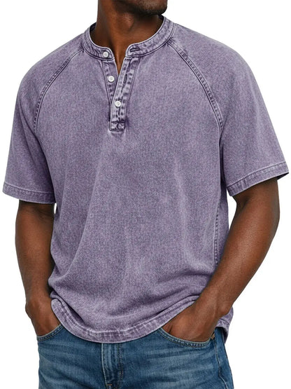 Vintage Button-Down Shirt for Men