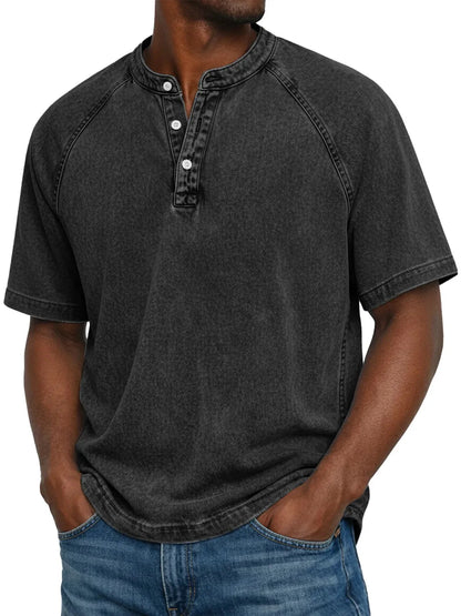 Vintage Button-Down Shirt for Men