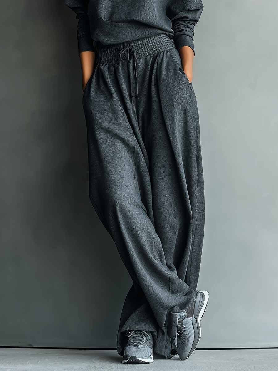 Wide-Leg Knit Co-ord Set