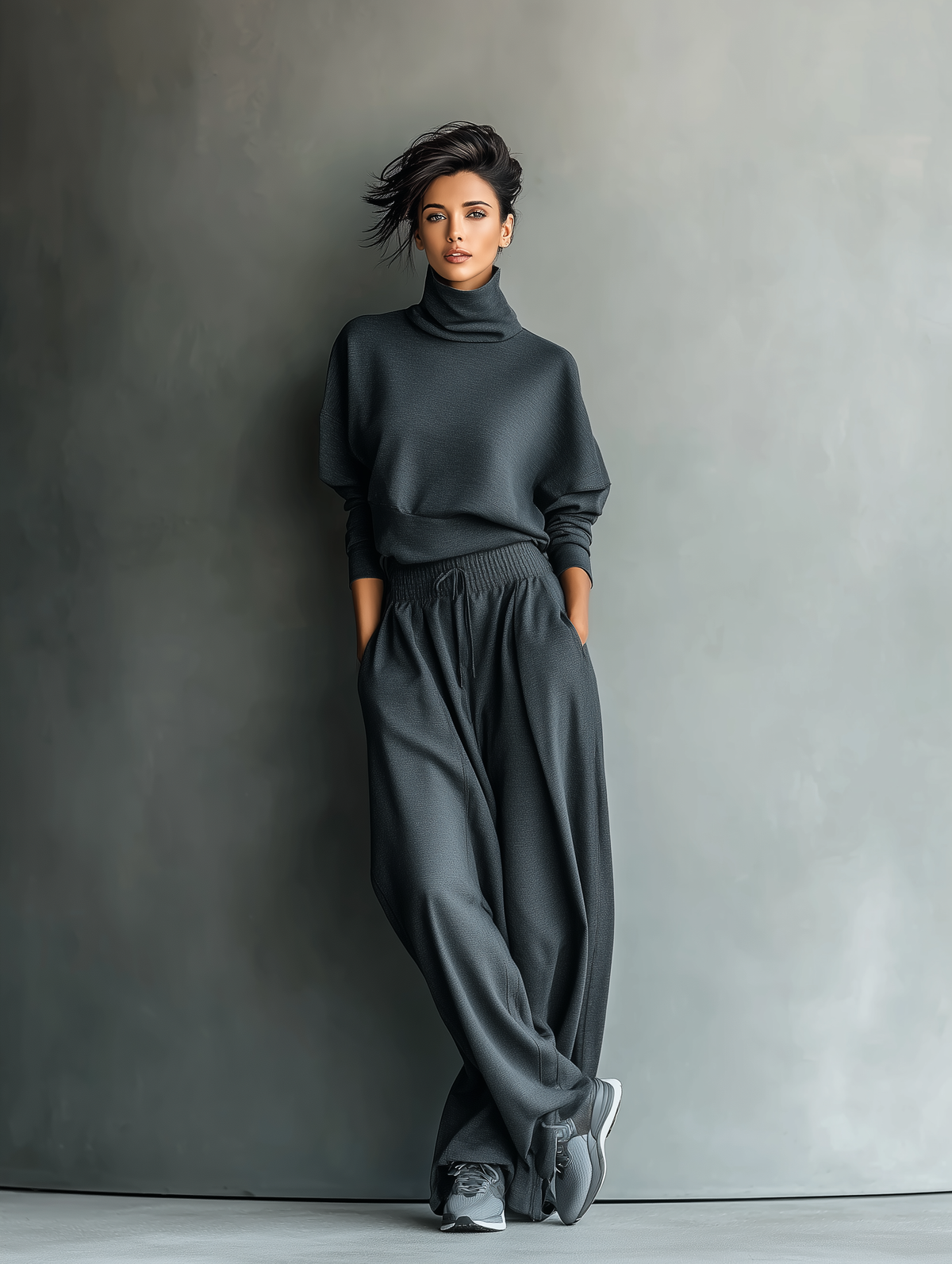 Wide-Leg Knit Co-ord Set