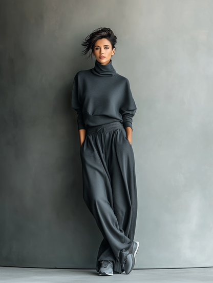 Wide-Leg Knit Co-ord Set